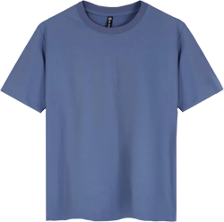 Mr.Color Mens Fashion T Shirt Solid Cotton Basic Tees Tops Casual Short Sleeve Crewneck Undershirt for Men Women Navy, X-Large