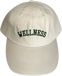 Wellness Embroidered Dad Hat | for The Wellness Girlies, Health Conscious, Pilates, hot Yoga, Workouts One Size Oat