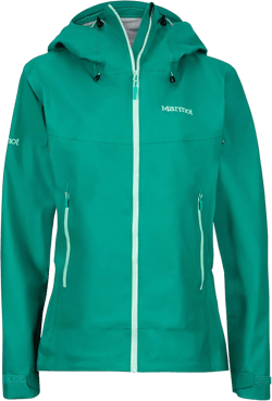 MARMOT Women's Starfire Rain Jacket - Lightweight, Waterproof Raincoat Medium Green Garnet