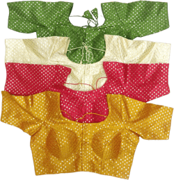 Silk Blouse With Sequence Work