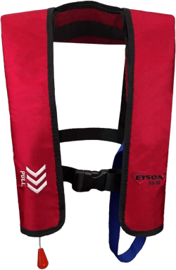 Eyson Inflatable Life Jacket Inflatable Life Vest for Adult Classic Manual 7091 Red