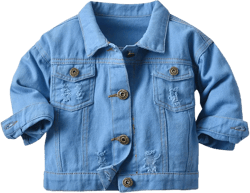 Joe Wenko Classic Kids Toddler Baby Boys & Girls Casual Outwear Denim Jacket 12-18 Months Pure Light Blue