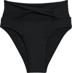 KNIX Kt Teen Period Swimwear Twist High Rise Bikini Bottom - Period Swim Bottom - UPF 50+ Fabric : Clothing, Shoes & Jewelry