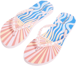 Vera Bradley Women's Outlet Soft Printed Flip Flops Aloha Blooms