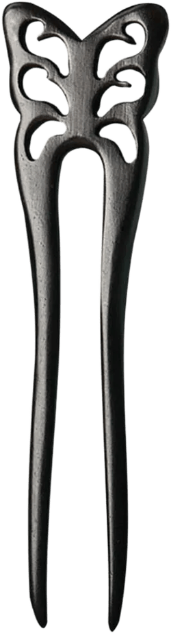 Wooden Hair Forks U Shaped Hair Stick Pin Hair Bun Maker Wood Hairpin Butterfly Chopsticks Vintage Hair Stick French Pins Stick Hair Pins for Women Hair Accessories