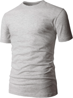 H2H Mens Casual Slim Fit Short Sleeve T-Shirts Soft Lightweight V-Neck/Crew-Neck Size XS to 3XL Cmtts0198-ashgray Large