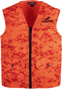 Youth Safety Vest - High Visibility Mesh Safety Vest for mens with Pockets and Zipper - Perfect for Hunting
