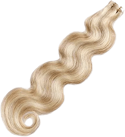 Tape in Human Hair Extensions Body Wave 24inches with Balayage Highlights #12 Golden Brown with #613 Blonde Mixed Color Seamless Skin Wefts Real Hair 70grams/20pcs Glue in Extensions (#12/613)