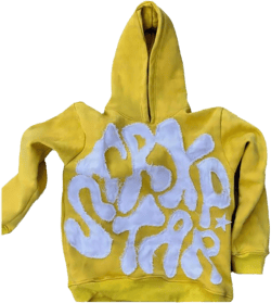 KOSUSANILL Women Y2k Graphic Hoodie Vintage Star Letter Print Oversized Sweatshirt Jacket Teen Girls Aesthetic Grunge Clothes Yellow White Small