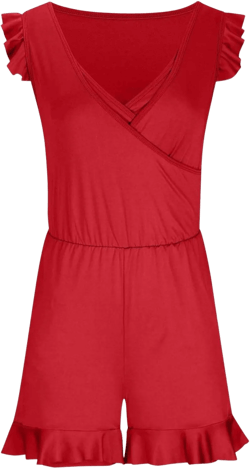 One Piece Swimsuit Women,Women 2024 Cap Sleeve V Neck Bathing Suit Built in Bra Swimwear High Waisted Romper
