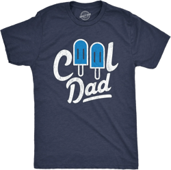 Mens Cool Dad Popsicle T Shirt Funny Summer Fathers Day Appreciation Graphic Tee