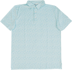 BERMIES Men’s Performance Polo - Lightweight, Stretchy, Breathable, Recycled Fabric, Golf Tee & Sunglass Holder