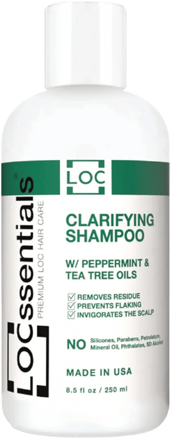 Clarifying Shampoo for Locs – Professional Loc Shampoo for Dreads, Twists, Braids, Interlocks, Microlocs, Dreadlocks, Faux Locs Crochet Hair – with Peppermint and Tea Tree Oils