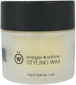 Premium Styling Wax For Men - K+S Salon Quality Hair Care Products for Short Hair - Infused w/ Caranauba Wax for Separation, Moisturizing & Flake Free Non Greasy Strong Hold w/ Natural Shine Finish