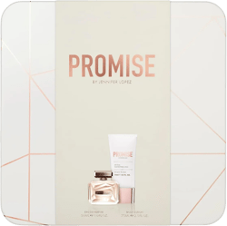 Jennifer Lopez Promise Eau de Parfum Gift Set - 30 ml (1.0 FL OZ) EDP Spray, 75 ml (2.5 FL OZ) Body Lotion and Keepsake Tin 1.0 Fl Oz (Pack of 3)