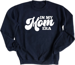 Simply Sage Market Women's Graphic Sweatshirt In My Mom Era - XL - True Navy