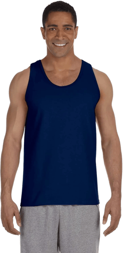 Gildan Mens 6 oz. Ultra Cotton Tank G220 -Navy 3XL