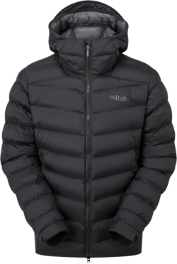 Rab Men's Nebitron Pro Hooded Jacket, Lightweight & Insulated for Hiking & Mountain Medium Black