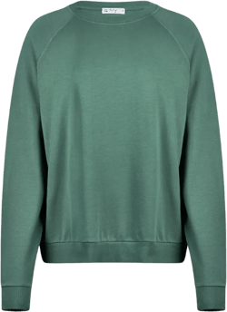 Nancy Oversized Organic Cotton Ocean Green Sweatshirt