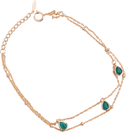 Layered Chrysoprase Bracelet