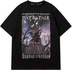 Men T Shirt Hip Hop Short Sleeve T-shirt Men's National Fashion Brand European and American