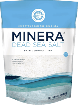 Minera Dead Sea Salt, 100% Pure & Natural, 10 lbs. Coarse Grain (0-1.7-4 mm) Bulk Bag, Easily Dissolving Dead Sea Salts for Soaking & Bathing, Skin Nourishing Coarse Sea Salt, Unscented 10 Pound (Pack of 1) Coarse