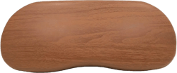 In Style Eyes Premium Eyeglasses Case with Microfiber Cleaning Cloth - Hard Glasses Case with Wood Pattern - Medium Size