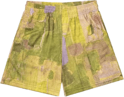 MECH-ENG Men's Graphic Shorts Basketball Athletic Fitness Training Shorts Mesh Lightweight Breathable X-Large Style2 Yellow
