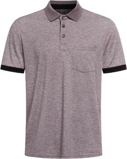 Hardaddy Men's Casual Polo Shirt with Pocket Contrast Color Short Sleeve Business Work Shirts Summer Tees Top Shirt 3X-Large Brown