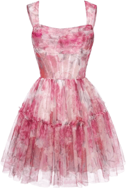 Spaghetti Strap Tulle Floral Print Homecoming Dress for Teens Mini Senior Red Rose Summer Prom Ball Gown for Women 4