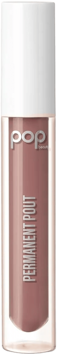 POP Beauty PERMANENT POUT | BARE BLUSH - Long Lasting Liquid Lipstick, Kiss-proof Water-proof Smudge Transfer Proof, Velvet Lip Paint, Matte Finish, Full Coverage Colour