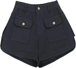 Gothic Shorts Women's Cargo Shorts Women's Denim Shorts Small Black
