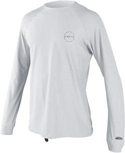 O'Neill Men's 24-7 Traveler Upf 50+ Long Sleeve Sun Shirt Small White