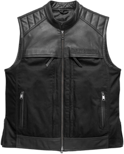 Men's Synthesis Pocket System Leather/Textile Vest