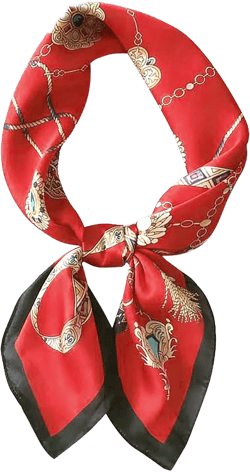MOUEEY Fashion Silk Feeling Scarf Square Satin Head Scarf for Womens 27.5 × 27.5 inches
