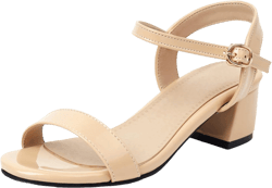Amazon.com | Gicoiz Women Comfort Open Toe Block Heel Sandals Ankle Strap | Shoes