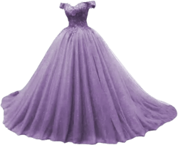 XYAYE Women's Puffy Tulle Quinceanera Dresses Ball Gown Off Shoulder Lace Prom Dresses Sweet 15 Party Gowns XY063 22 Plus Dusty Purple