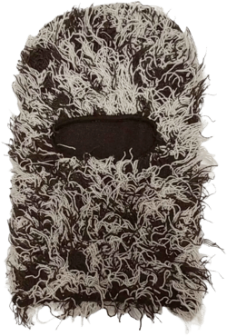Penkiiy Distressed Balaclava Ski Mask for Men and Women - Knitted Balaclava Distressed Windproof Shiesty Full Face Mask Cold Weather Winter Windproof Neck Warmer Coffee