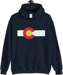 Colorado State Flag Hoodie | Colorado Flag Hooded Sweatshirt