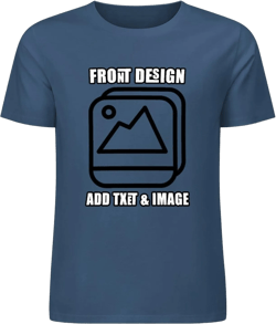 Custom T Shirts for Men Women Gifts Design Your Own Customized Shirt with Photo Text Unisex Cotton Personalized T Shirt Dark Blue 3X-Large