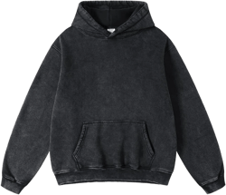 FAIABLE Womens Oversized Acid Wash Hoodie Unisex Heavyweight Cotton Hoodies Fleece Vintage Washed Sweatshirt Women Men