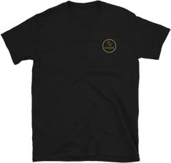 AGT008 Women's Small Circle Logo Graphic Short-Sleeve Tee