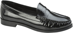 Cipriata Womens/Ladies Nicolina Leather Loafers (Black)
