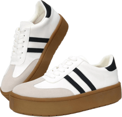 IXU 2024 Platform Sneakers for Women Casual Walking Shoes Comfortable Running Fashion Shoes