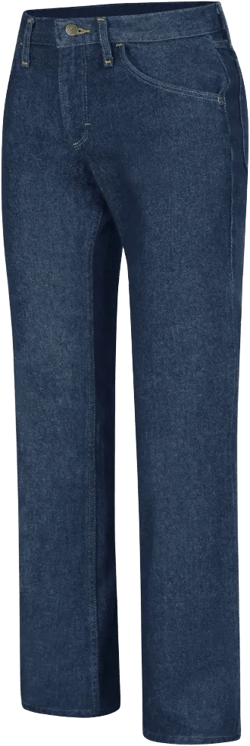 Red Kap Women's Straight Fit Jean, Prewashed Denim - 12 X 28