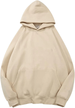 MCILLO Women Hoodies Fleece Oversized Sweatshirt Casual Basic Long Sleeve Athletic Workout Pullover 2025 Fall Trendy Medium Beige