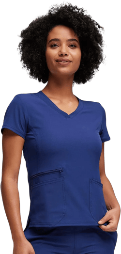 HeartSoul Break On Through Women Scrubs Top Mid Rise Tapered Leg Pull-on HS693 3X-Large Plus Navy