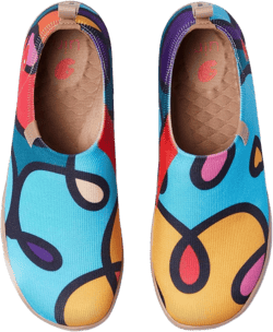 UIN Women's Art Travel Shoes Toledo Ⅰ Knit Slip On Comfort Sneaker Art Series 6 Inner Innocence