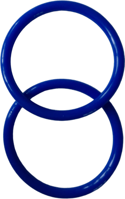 2 1/2" Coloured Rubber Ring