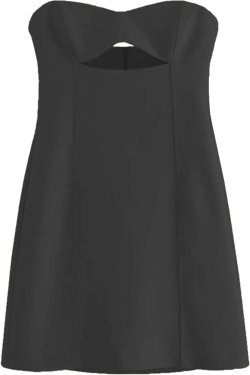 SanLIJIAN Women's Off Shoulder Cocktail Party Dress Corset Mini Bodycon Dress Backless Short Summer Prom Dresses Black 6